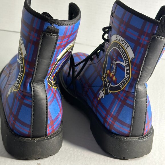 LADIES NEW SIZE 8  SCOTTISH ELLIOT TARTAN BOOTS - Picture 10 of 16